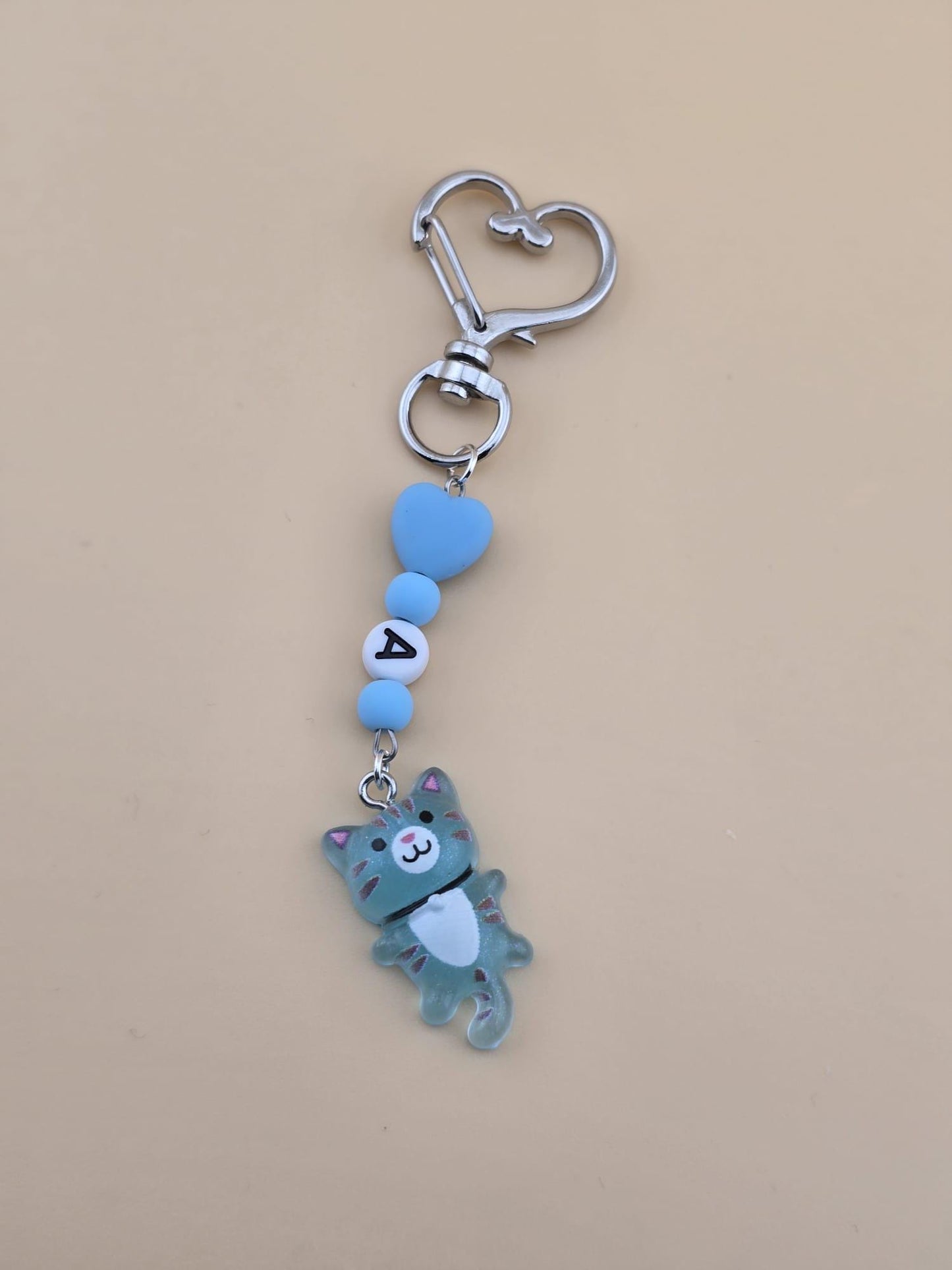 Glow In The Dark Cat Key Chain/Bridle Charm