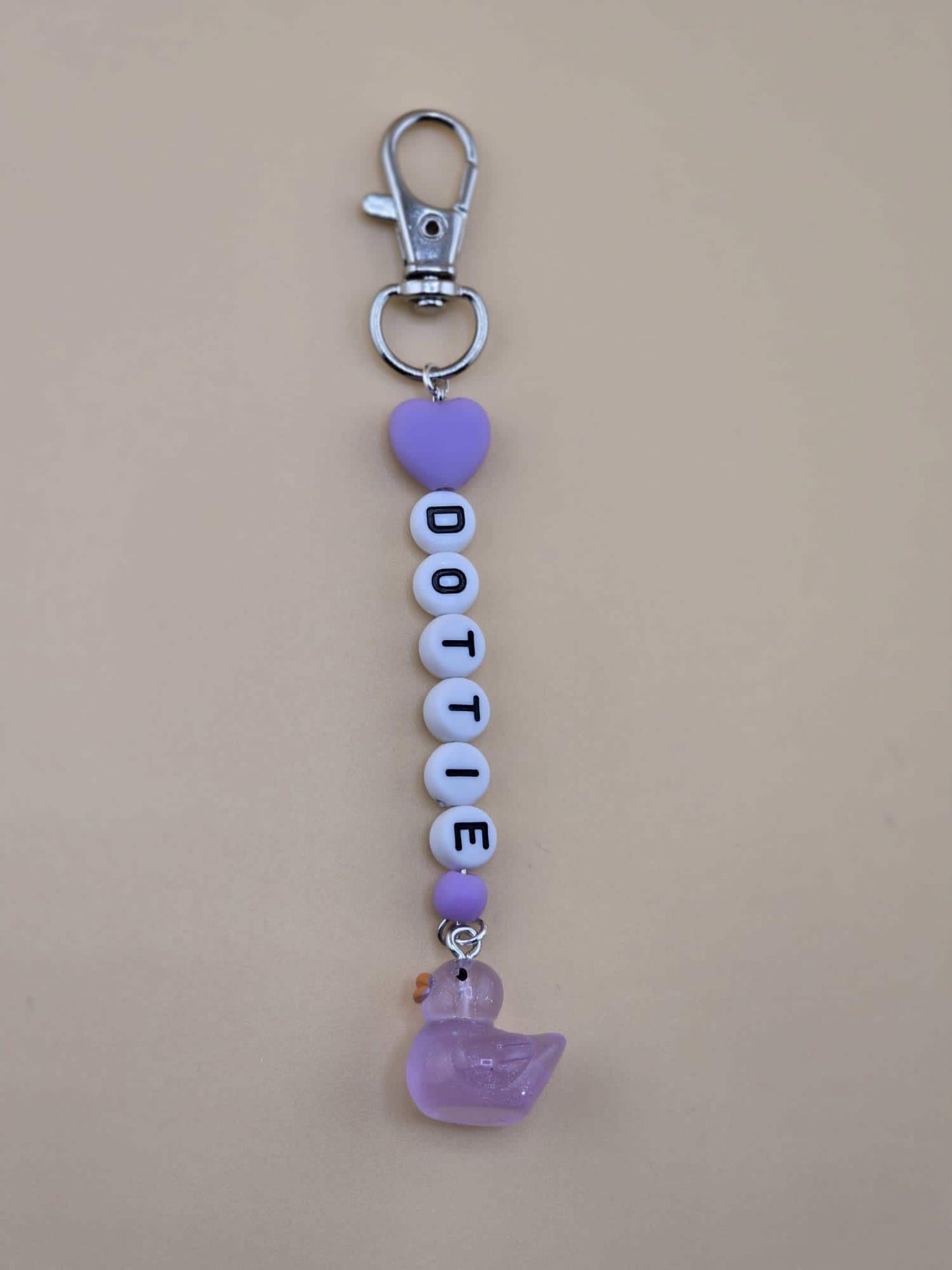 Glow In The Dark Duck Key Chain/Bridle Charm