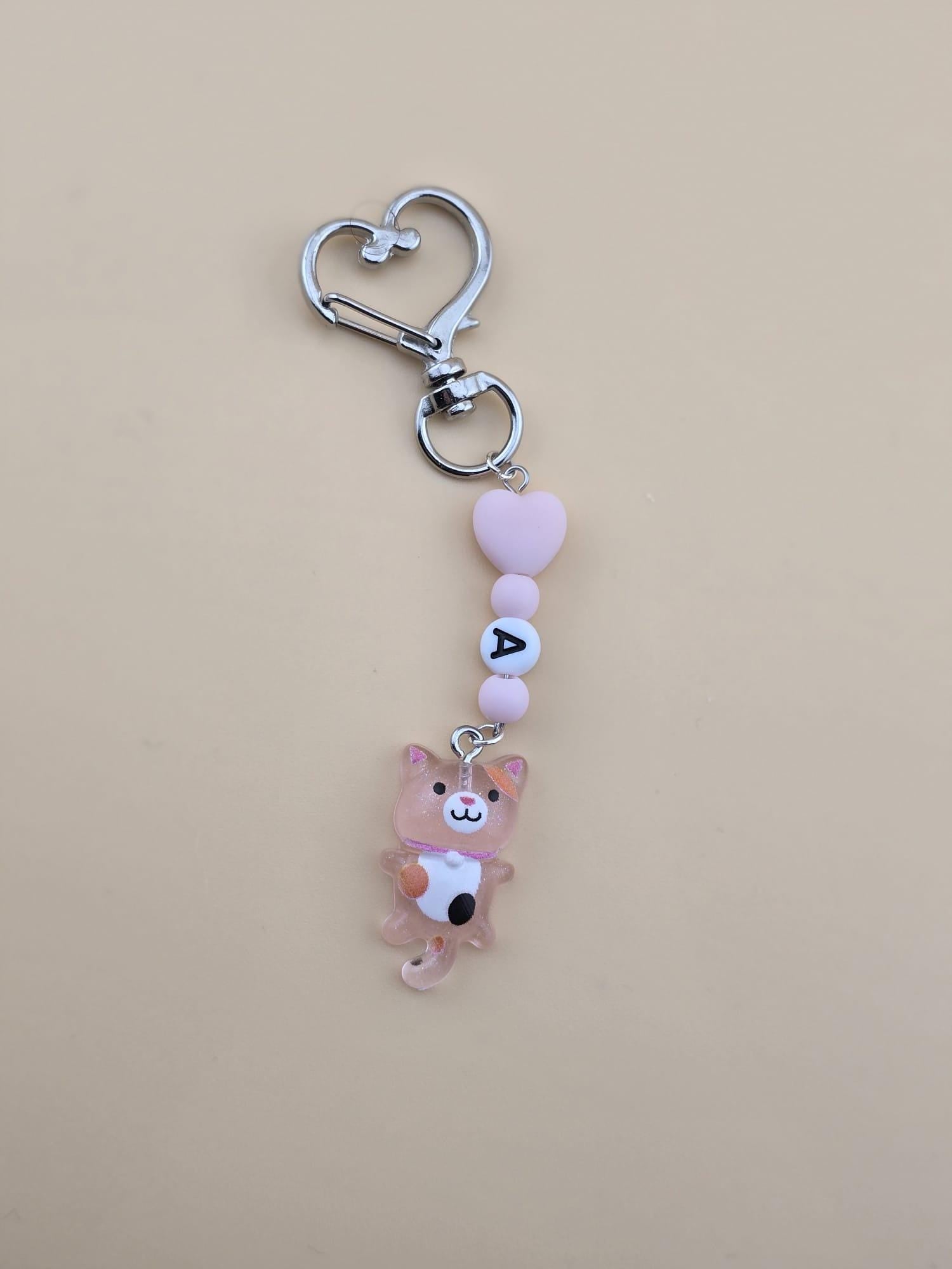 Glow In The Dark Cat Key Chain/Bridle Charm